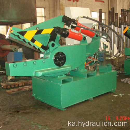 ჰიდრავლიკური ალუმინის ფოლადის Rebar Pipe Tube Crocodile Shear